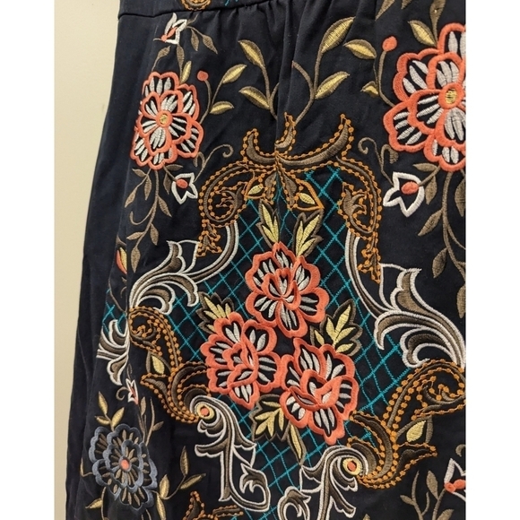 Anthropologie x Moulinette Soeurs Embroidered Dress Size 4 - Picture 3 of 8